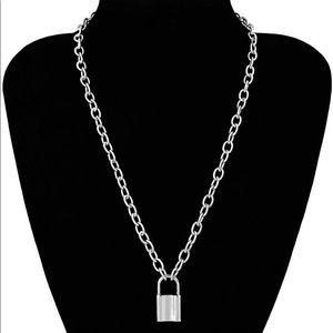 Silver Lock Necklace